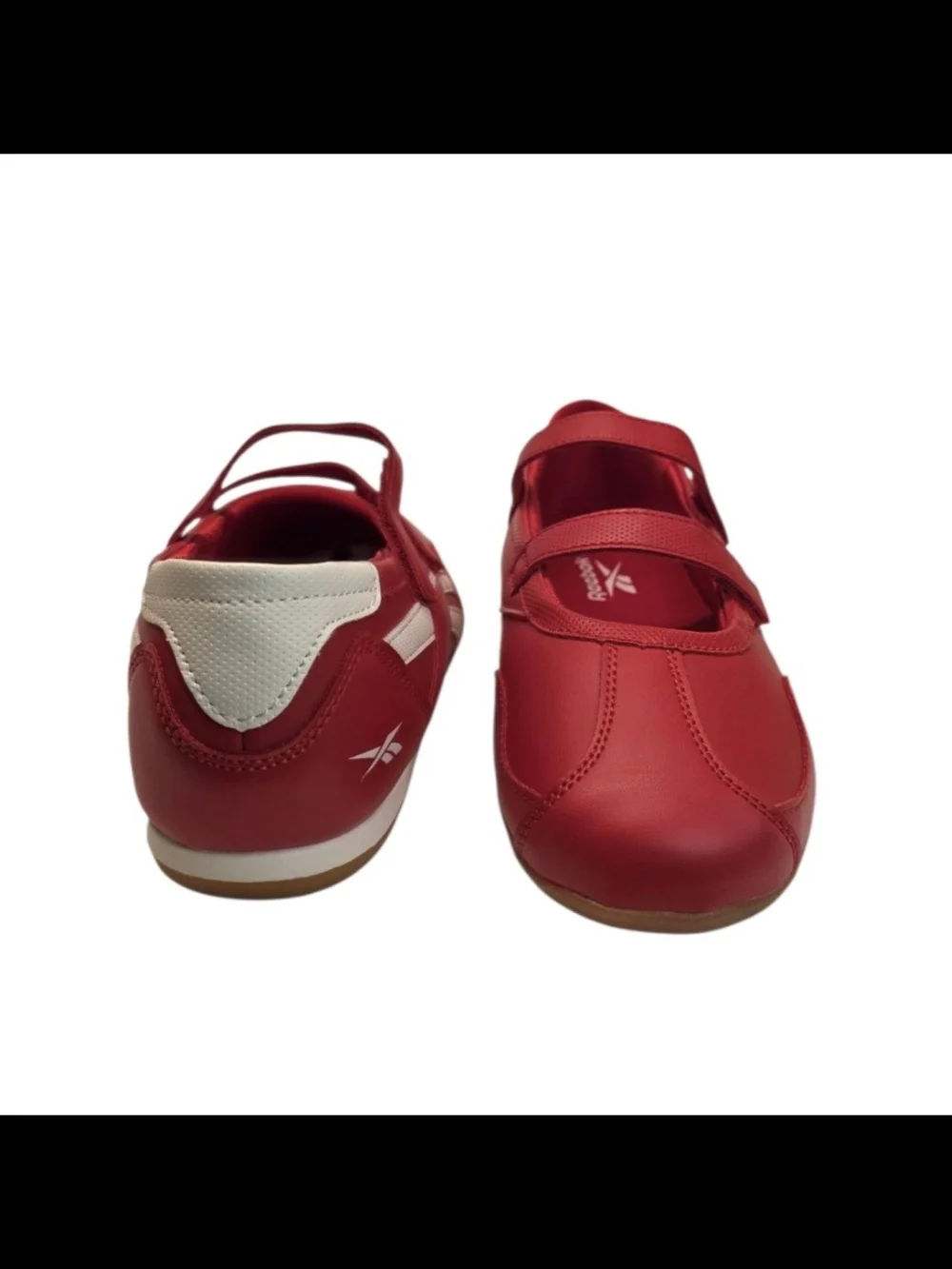New Reebok Red Mary Jane Ballet Sneakers Double Strap Shoes Women's Sizes